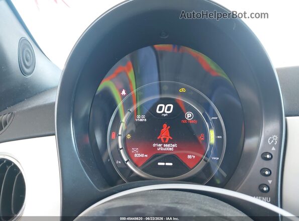 3C3CFFGE5GT120829 2016 FIAT 500E White Вид задніх сидінь