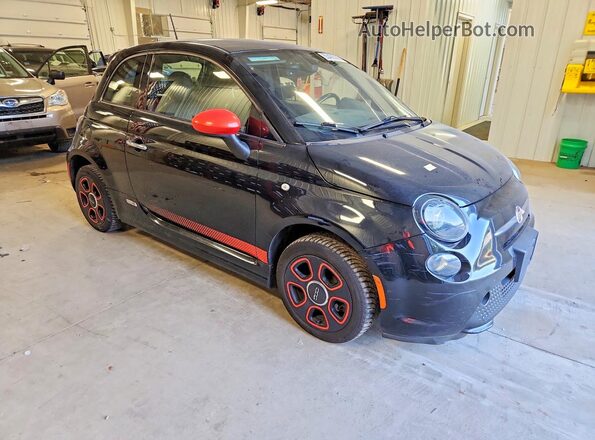 3C3CFFGE6GT125716 2016 FIAT 500 Black Delantero derecho