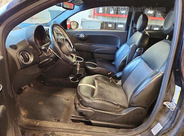 3C3CFFGE6GT125716 2016 FIAT 500 Black Vista interior delantera