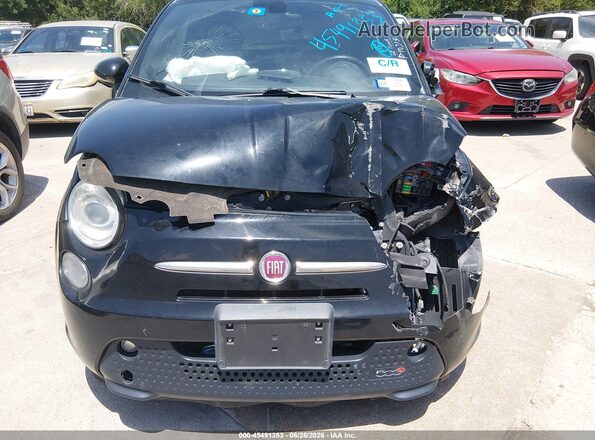 3C3CFFGE7GT113669 2016 FIAT 500E Black Front view
