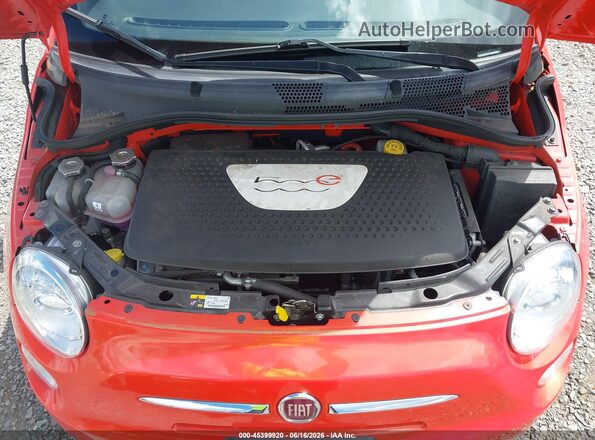 3C3CFFGE9GT133633 2016 FIAT 500E Orange Rear view