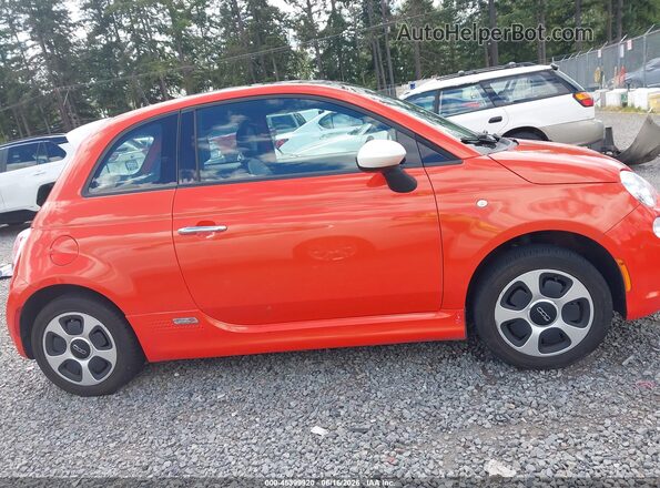3C3CFFGE9GT133633 2016 FIAT 500E Orange 360 interior view