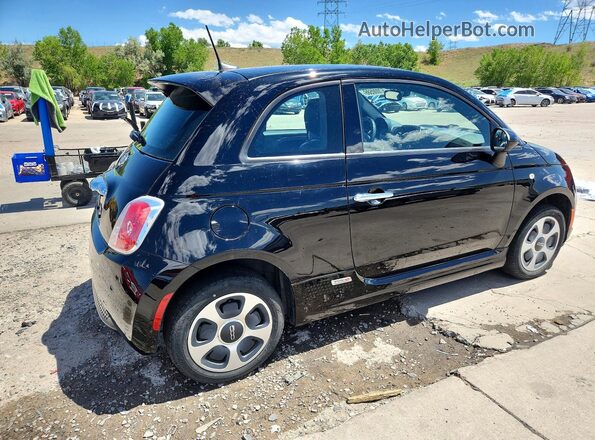 3C3CFFGE9GT201557 2016 FIAT 500 Black Հետևի աջ
