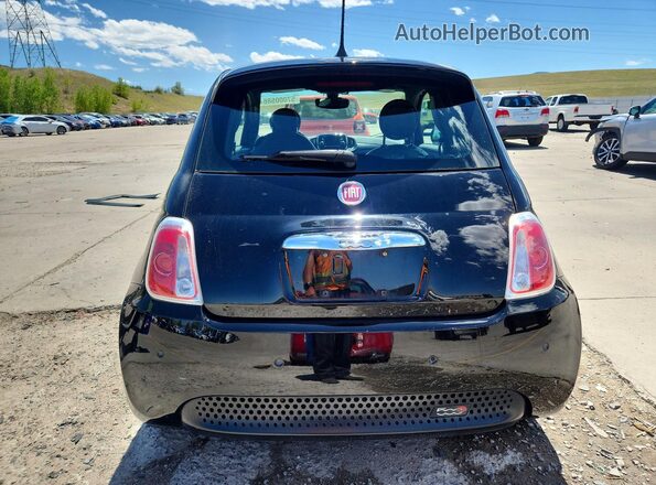 3C3CFFGE9GT201557 2016 FIAT 500 Black Հետևի տեսք