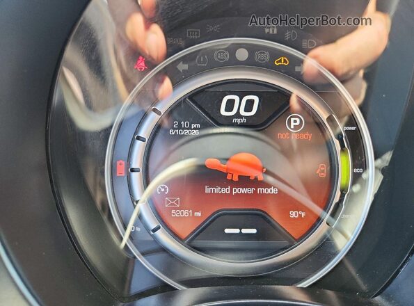 3C3CFFGE9GT201557 2016 FIAT 500 Black Սարքավորումների վահանակի տեսք
