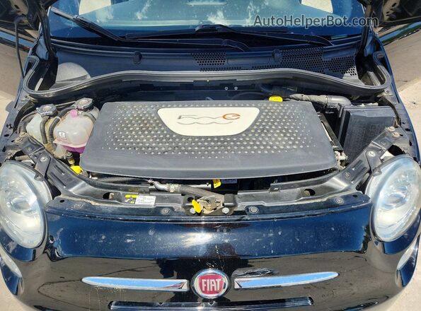 3C3CFFGE9GT201557 2016 FIAT 500 Black Սալոնի հետևի տեսք