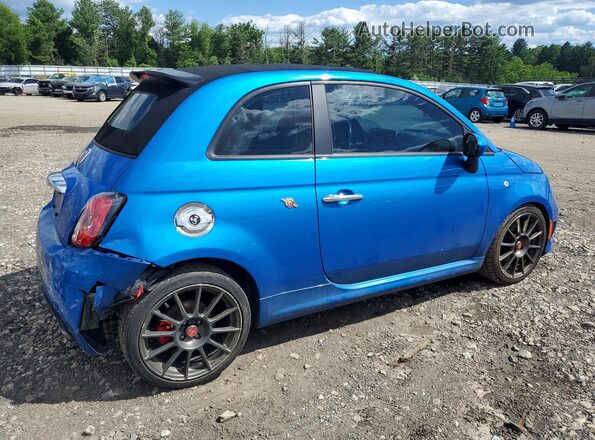 3C3CFFJH5JT420820 2018 FIAT 500 Blue Tył prawy