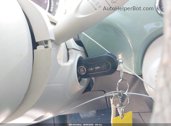 3C3CFFKR4HT530338 2017 FIAT 500 Green Առջևի վահանակի տեսք