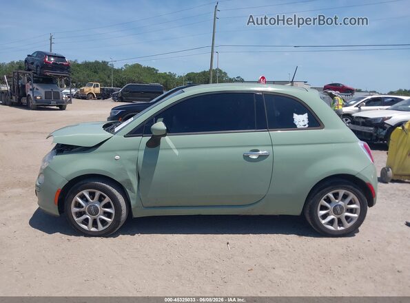 3C3CFFKR4HT530338 2017 FIAT 500 Green Սալոնի 360 աստիճան տեսք