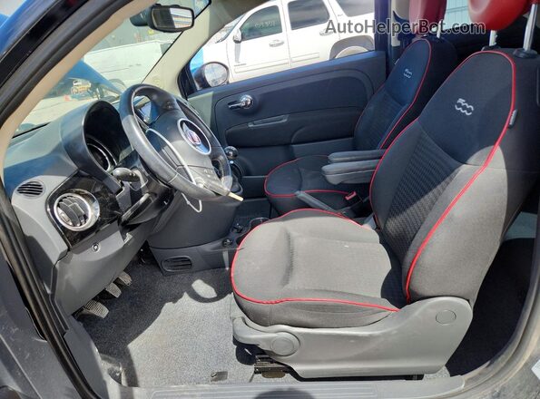 3C3CFFKR4HT553764 2017 FIAT 500 Black Սալոնի դիմացի տեսք