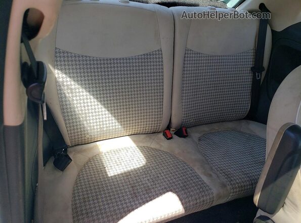3C3CFFKR4HT556339 2017 FIAT 500 Бирюзовый Вид задних сидений