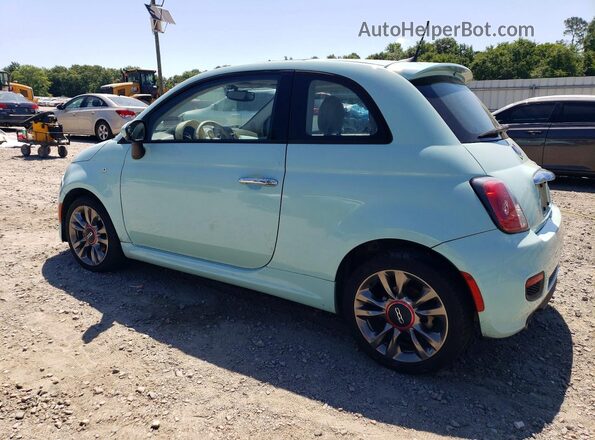 3C3CFFKR4HT556339 2017 FIAT 500 Бирюзовый Задняя левая четверть