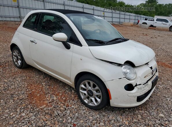 3C3CFFLR5HT509139 2017 FIAT 500 Белый Передняя правая четверть