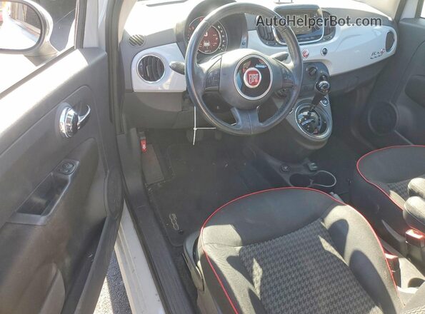 3C3CFFLR9HT700210 2017 FIAT 500 White Dashboard view