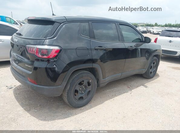 3C4NJCAB0JT107039 2018 JEEP COMPASS Black უკანა მარჯვენა
