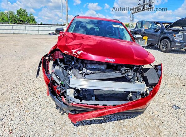 3C4NJCAB1HT669350 2017 JEEP COMPASS Red Widok z przodu