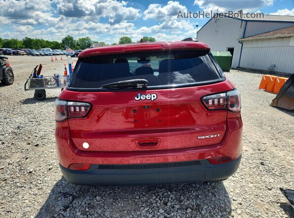 3C4NJCAB1HT669350 2017 JEEP COMPASS Red Widok z tyłu