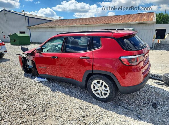 3C4NJCAB1HT669350 2017 JEEP COMPASS Red Tył lewy