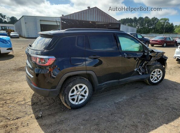 3C4NJCAB1JT438826 2018 JEEP COMPASS Черный Задняя правая четверть