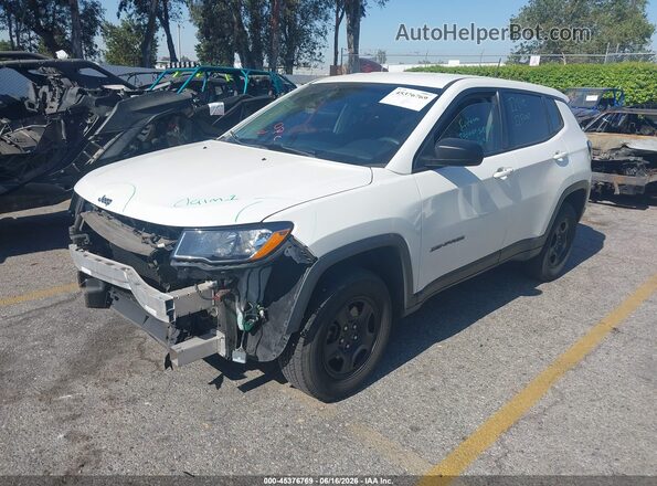 3C4NJCAB1JT471535 2018 JEEP COMPASS White Front left