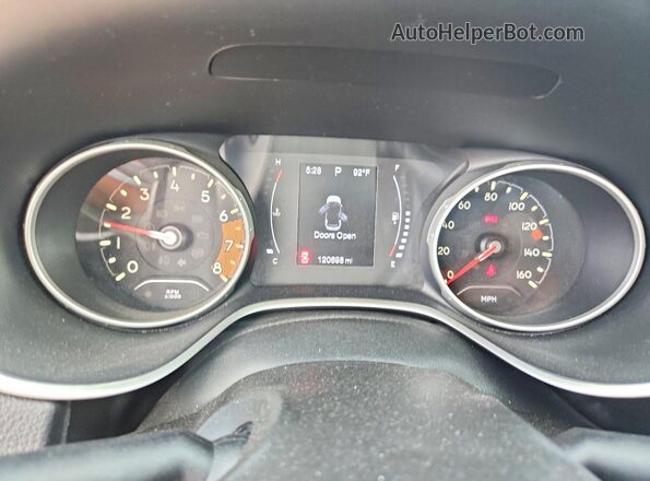 3C4NJCAB2JT214948 2018 JEEP COMPASS Gray Vista del cuadro de instrumentos