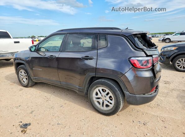3C4NJCAB2JT214948 2018 JEEP COMPASS Gray Trasero izquierdo