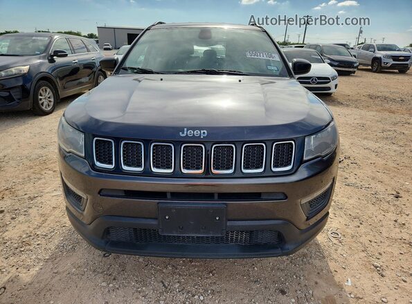 3C4NJCAB2JT214948 2018 JEEP COMPASS Gray Vista frontal