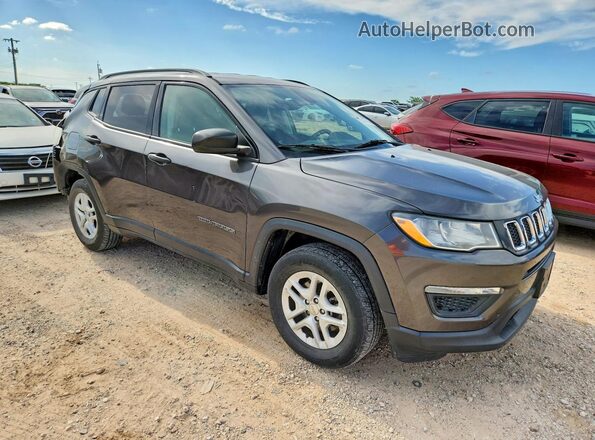 3C4NJCAB2JT214948 2018 JEEP COMPASS Gray Delantero derecho