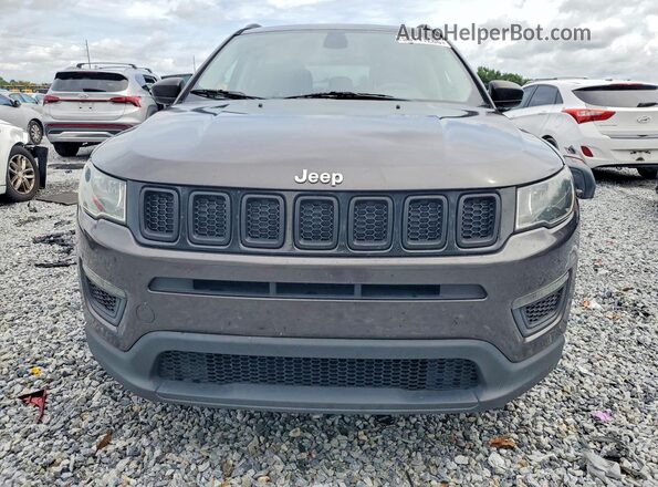 3C4NJCAB2JT368642 2018 JEEP COMPASS Gray წინა ხედი