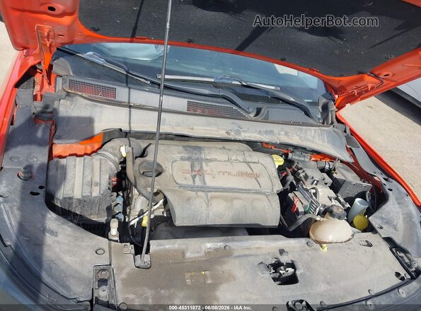 3C4NJCAB3JT133635 2018 JEEP COMPASS Оранжевый Вид сзади