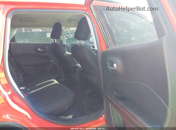 3C4NJCAB3JT133635 2018 JEEP COMPASS Оранжевый Вид наклейки с VIN-кодом