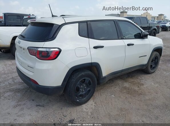3C4NJCAB3KT715851 2019 JEEP COMPASS White უკანა მარჯვენა