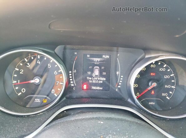 3C4NJCAB4HT661288 2017 JEEP COMPASS Gray ხელსაწყოთა პანელის ხედი