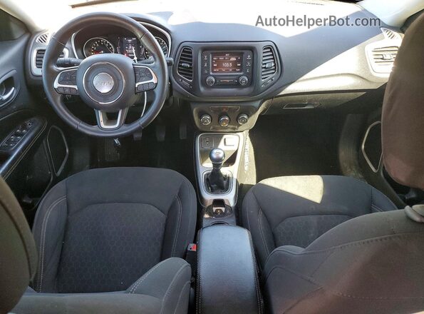 3C4NJCAB4HT661288 2017 JEEP COMPASS Gray წინა პანელის ხედი