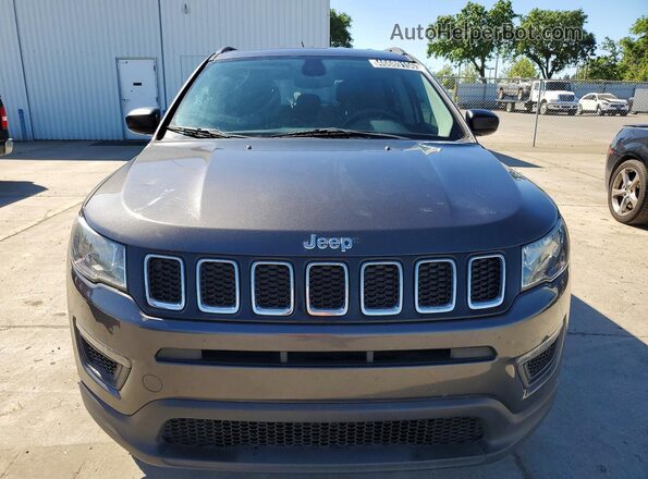3C4NJCAB4HT661288 2017 JEEP COMPASS Gray წინა ხედი