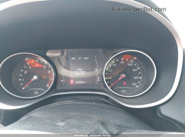 3C4NJCAB4JT151772 2018 JEEP COMPASS White Vista tres cuartos delantera izquierda
