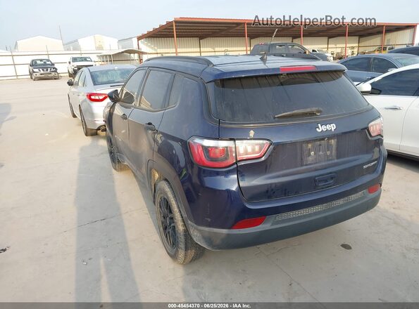 3C4NJCAB4JT214949 2018 JEEP COMPASS Blue უკანა მარცხენა