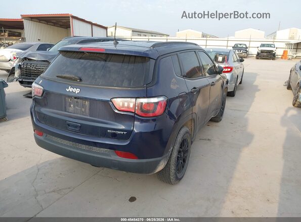 3C4NJCAB4JT214949 2018 JEEP COMPASS Blue უკანა მარჯვენა