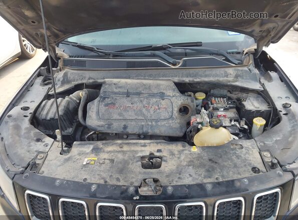 3C4NJCAB4JT214949 2018 JEEP COMPASS Blue უკანა ხედი