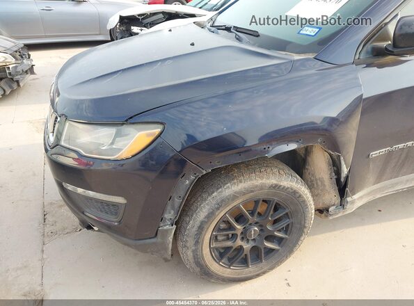 3C4NJCAB4JT214949 2018 JEEP COMPASS Blue წინა ხედი