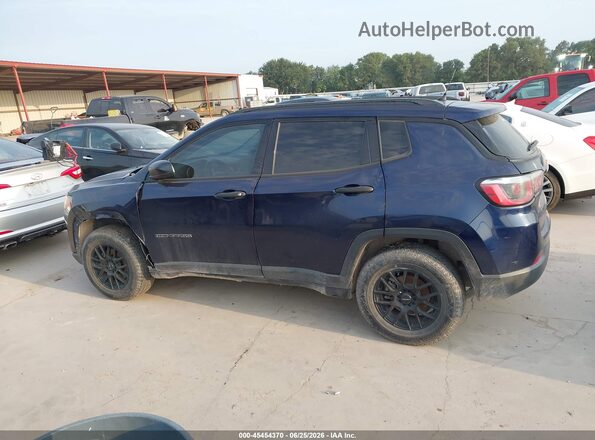 3C4NJCAB4JT214949 2018 JEEP COMPASS Blue უკანა სალონის ხედი
