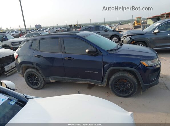 3C4NJCAB4JT214949 2018 JEEP COMPASS Blue ხელსაწყოთა პანელის ხედი