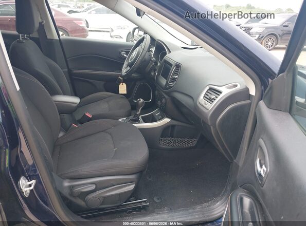 3C4NJCAB5JT240525 2018 JEEP COMPASS Blue Front interior view