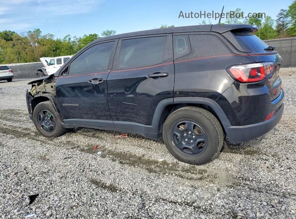 3C4NJCAB7JT461057 2018 JEEP COMPASS Black უკანა მარცხენა