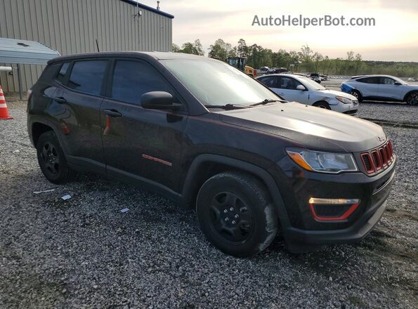 3C4NJCAB7JT461057 2018 JEEP COMPASS Black წინა მარჯვენა