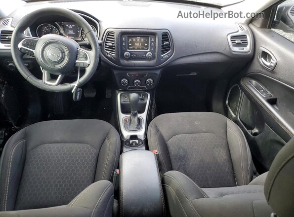3C4NJCAB7JT461057 2018 JEEP COMPASS Black წინა პანელის ხედი