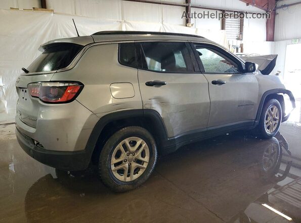 3C4NJCAB7MT560434 2021 JEEP COMPASS Silver Հետևի աջ