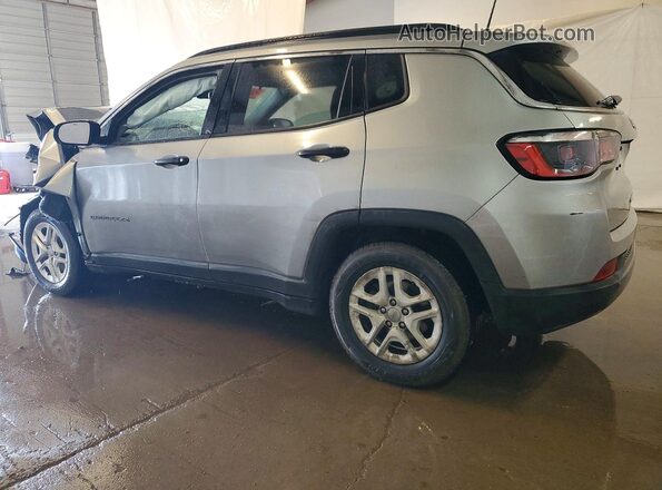 3C4NJCAB7MT560434 2021 JEEP COMPASS Silver Հետևի ձախ