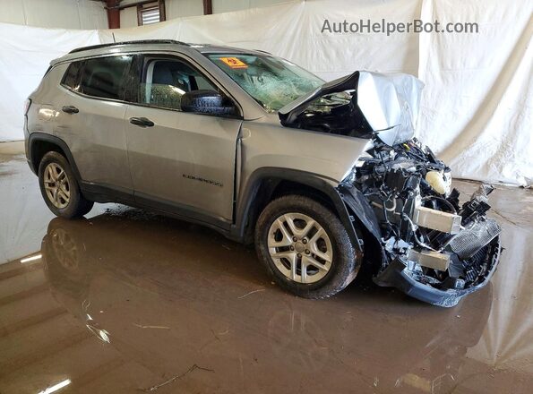 3C4NJCAB7MT560434 2021 JEEP COMPASS Silver Առջևի աջ