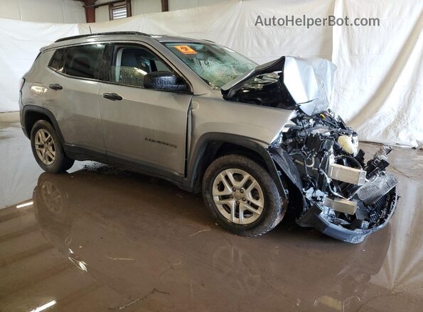 3C4NJCAB7MT560434 2021 JEEP COMPASS Silver 